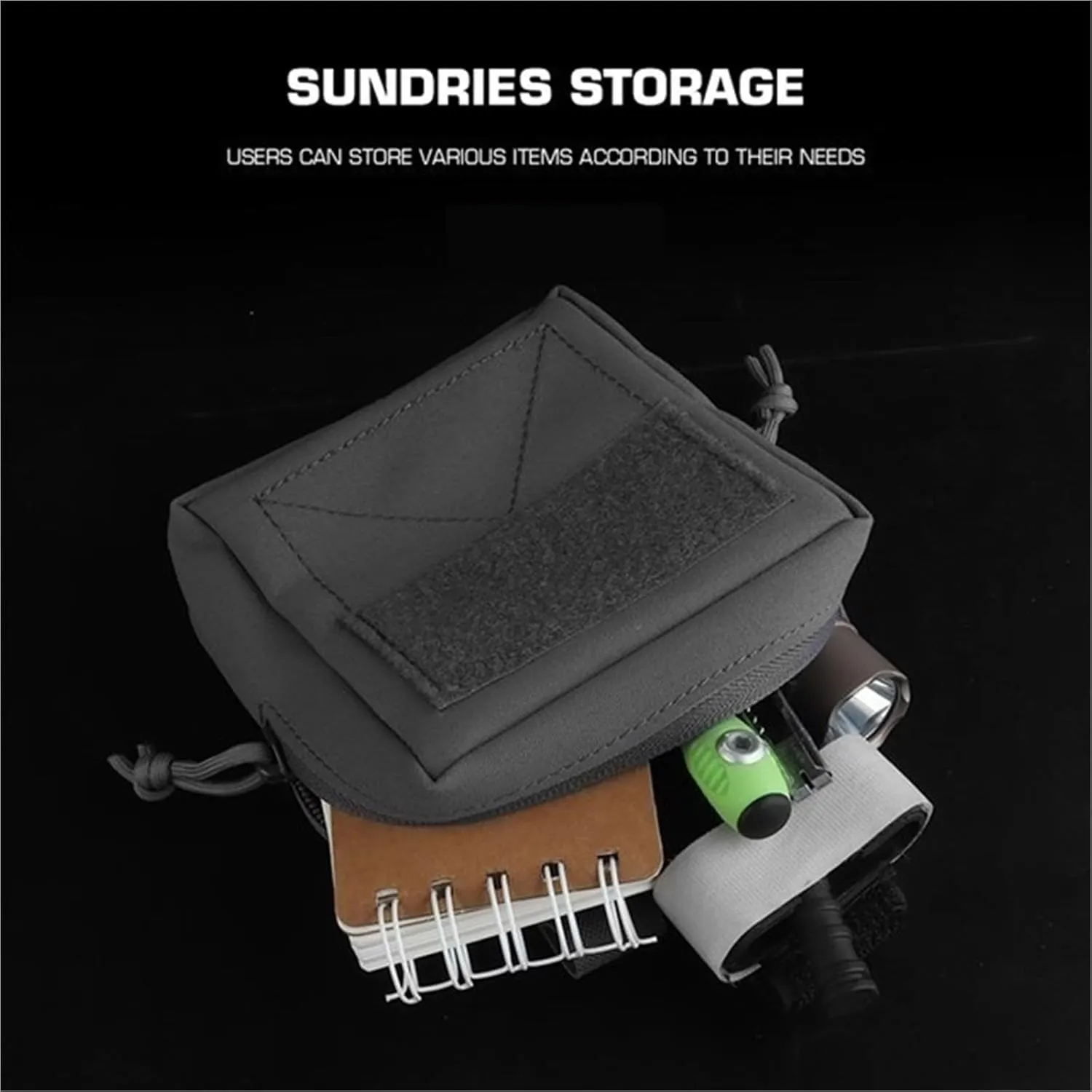 Tactical EDC Molle GP Pouch Waist Pack Camping Hunting Cartridge Bag Cycling Clutter Storage Bag