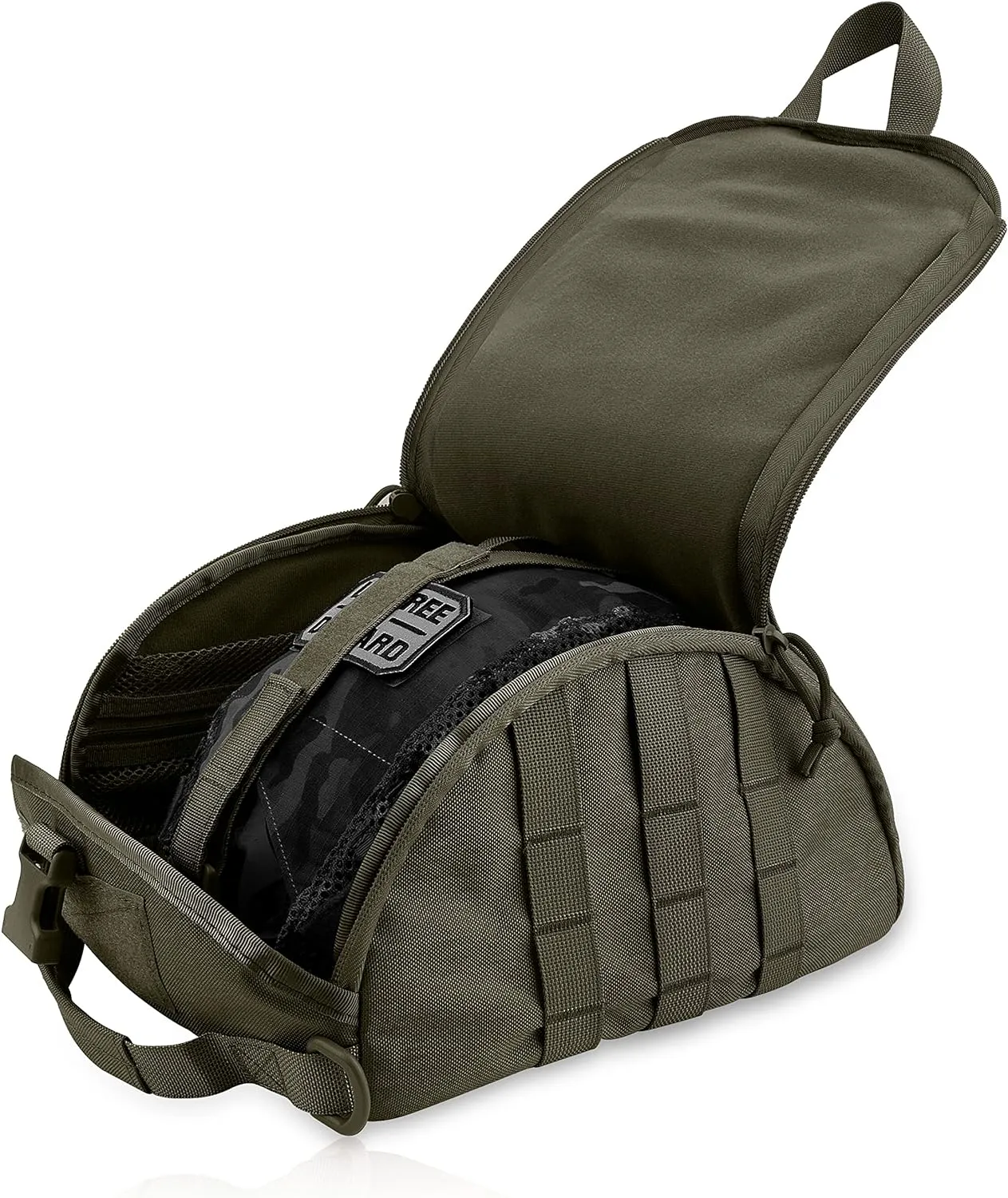 Tactical Helmet Bag Pack,Multi-Purpose Molle Storage Military Carrying Pouch for Sports Hunting Shooting Combat Helmets. …