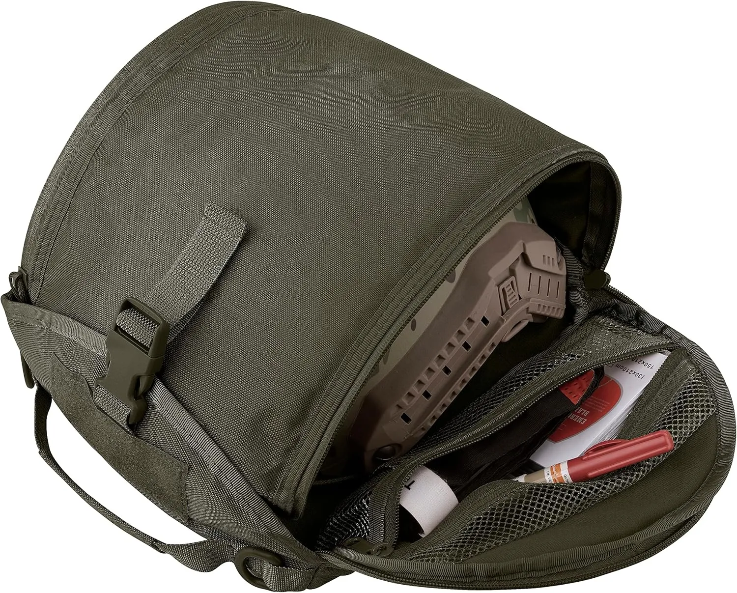 Tactical Helmet Bag Pack,Multi-Purpose Molle Storage Military Carrying Pouch for Sports Hunting Shooting Combat Helmets. …