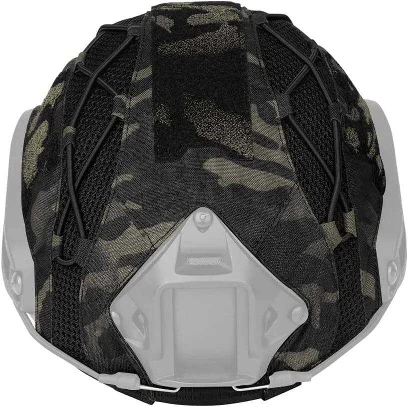 Tactical Helmet camo Cover for Fast Helmet in Size M/L, Paintball Shooting Gear - 500D Nylon -Without Helmet