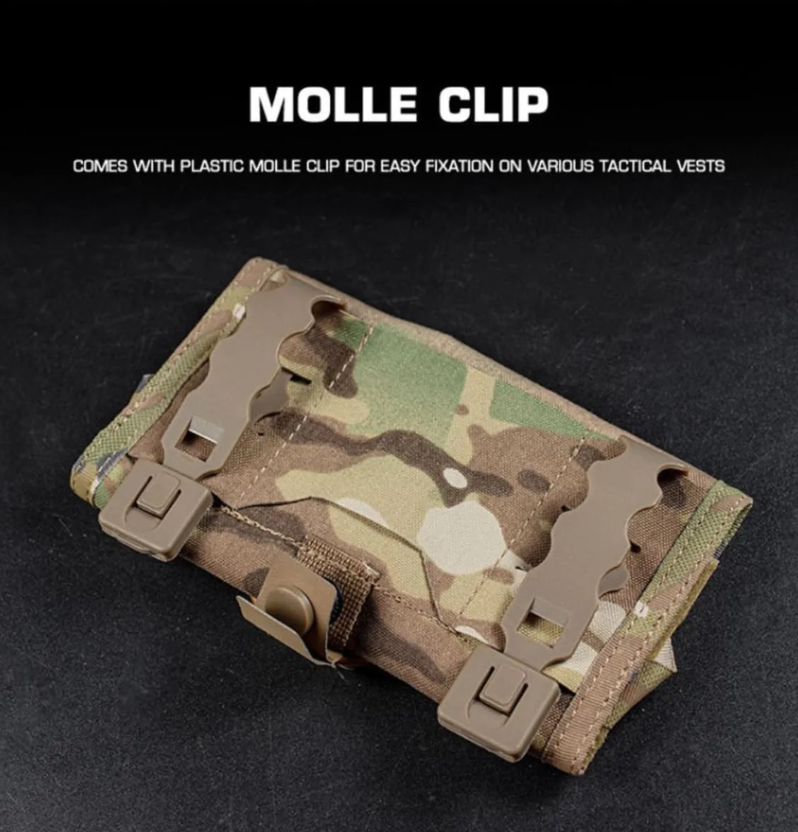 Tactical Mobile Phone Pouch MOLLE Cell Phone Navigation Function Package for Airsoft Vest Chest Gear Universal Mobile Phone Rack
