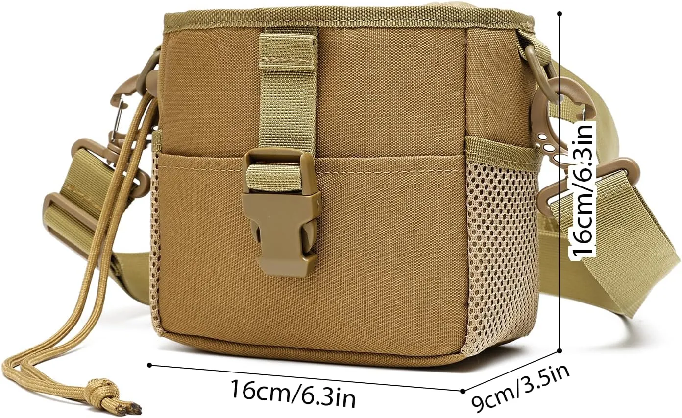 Tactical Molle Dump Pouch Roll-Up Drawstring Magazine Utility Pouch Folding Dump Bag Military Belt Ammo pouch
