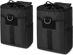 Tactical Molle Dump Pouch Roll-Up Drawstring Magazine Utility Pouch Folding Dump Bag Military Belt Ammo pouch