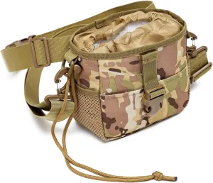 Tactical Molle Dump Pouch Roll-Up Drawstring Magazine Utility Pouch Folding Dump Bag Military Belt Ammo pouch
