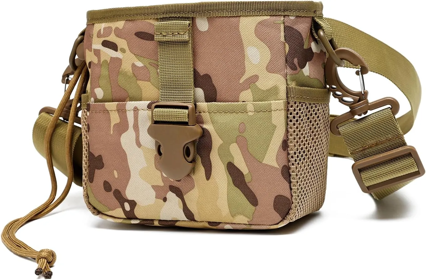 Tactical Molle Dump Pouch Roll-Up Drawstring Magazine Utility Pouch Folding Dump Bag Military Belt Ammo pouch