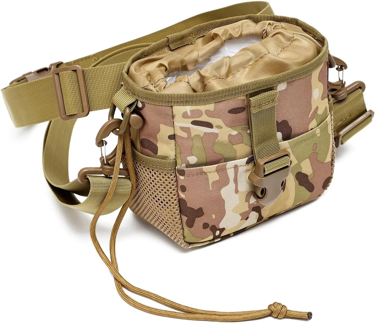 Tactical Molle Dump Pouch Roll-Up Drawstring Magazine Utility Pouch Folding Dump Bag Military Belt Ammo pouch