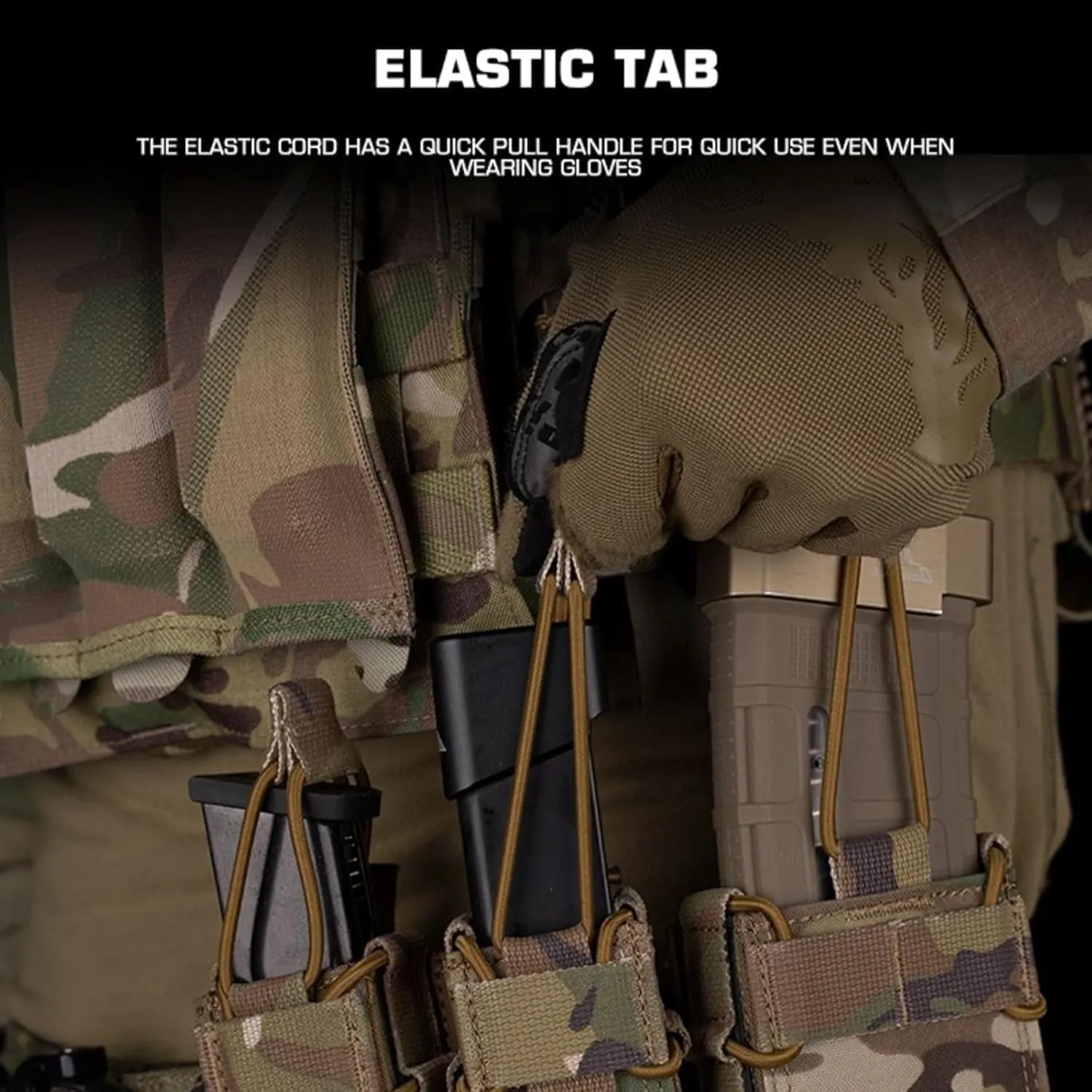 Tactical MOLLE Magazine Pouch 9mm Single Pistol Quick Release Mag Holder Bag Hunting Flashlight Holster Shooting Airsoft Gear