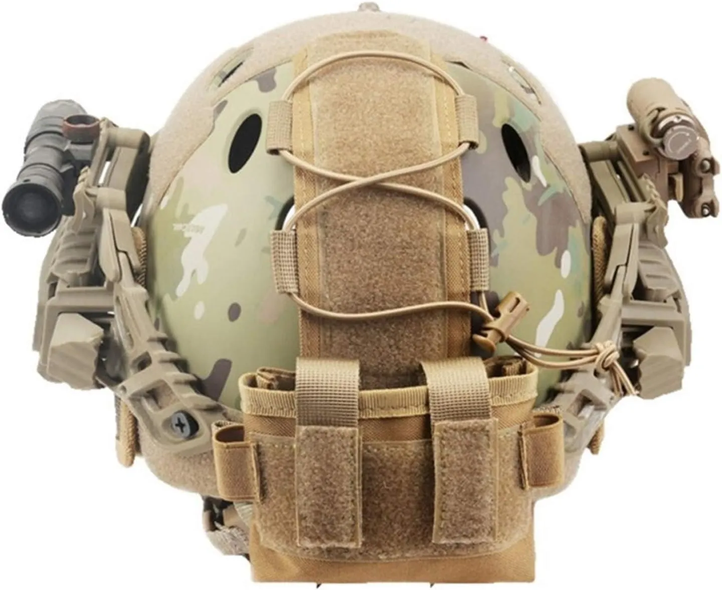 Tactical Pouch MK2 Battery Case for Helmet Airsoft Hunting Battery Pouch Military Combat Helmet Balance Weight Bags (Color : TP007-BK)