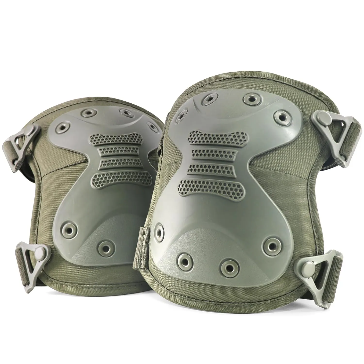 Tactical Professional Combat Knee Protective Pads Set Advanced Tactical Gear Set for Outdoor CS Paintball Game Cycling Safety Skateboarding Gear Skates Airsoft Hunting Knee Protection Guard Pads