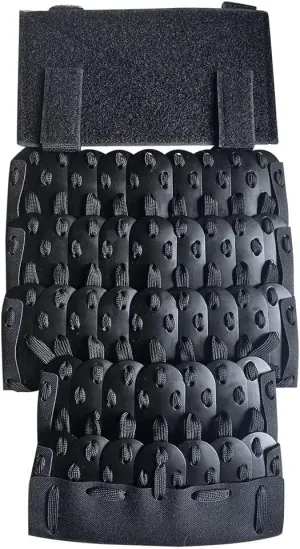 Tactical Shoulder Armor Guards Set, 2 Pieces 500D Handmade Non-Slip Samurai Tactical Gear Medieval Warrior Knight Protector Defense Gear Combat Clothing Equipment