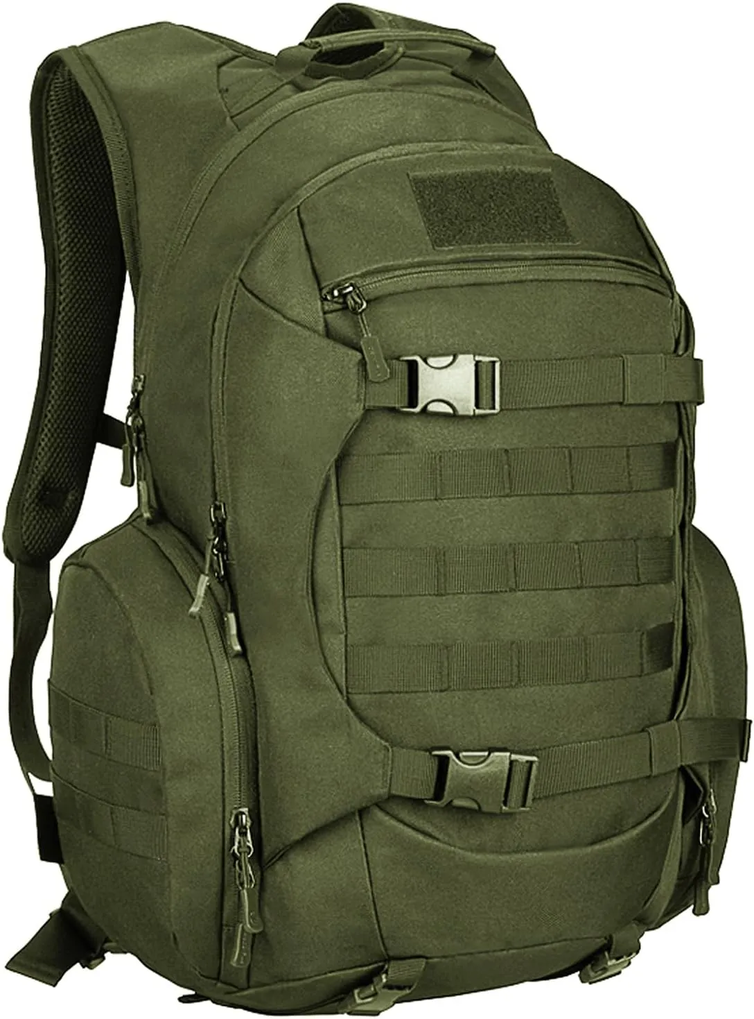 Tactical Travel Backpack Large Military Tactical Assault Pack, 3 Day Heavy Duty Camping Rucksack, 45L Hiking Bags (Green)