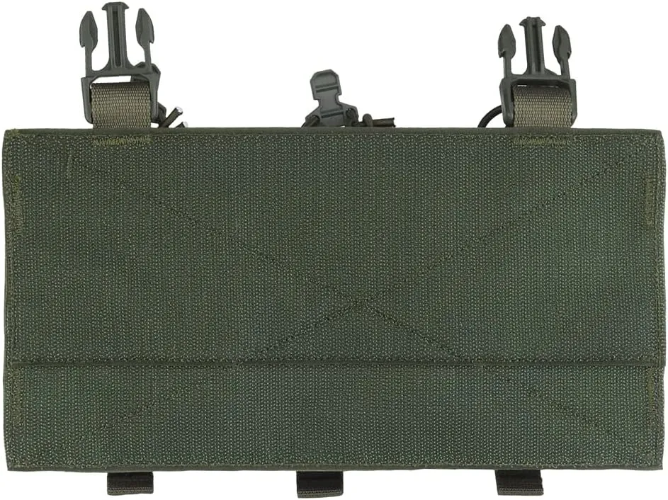 Tactical Triple 7.62mmX51 Magazine Pouch Front Panel with Hook and Loop and Quick Release 25mm Buckle, Mag Pouch Holster Mag Carrier Holder