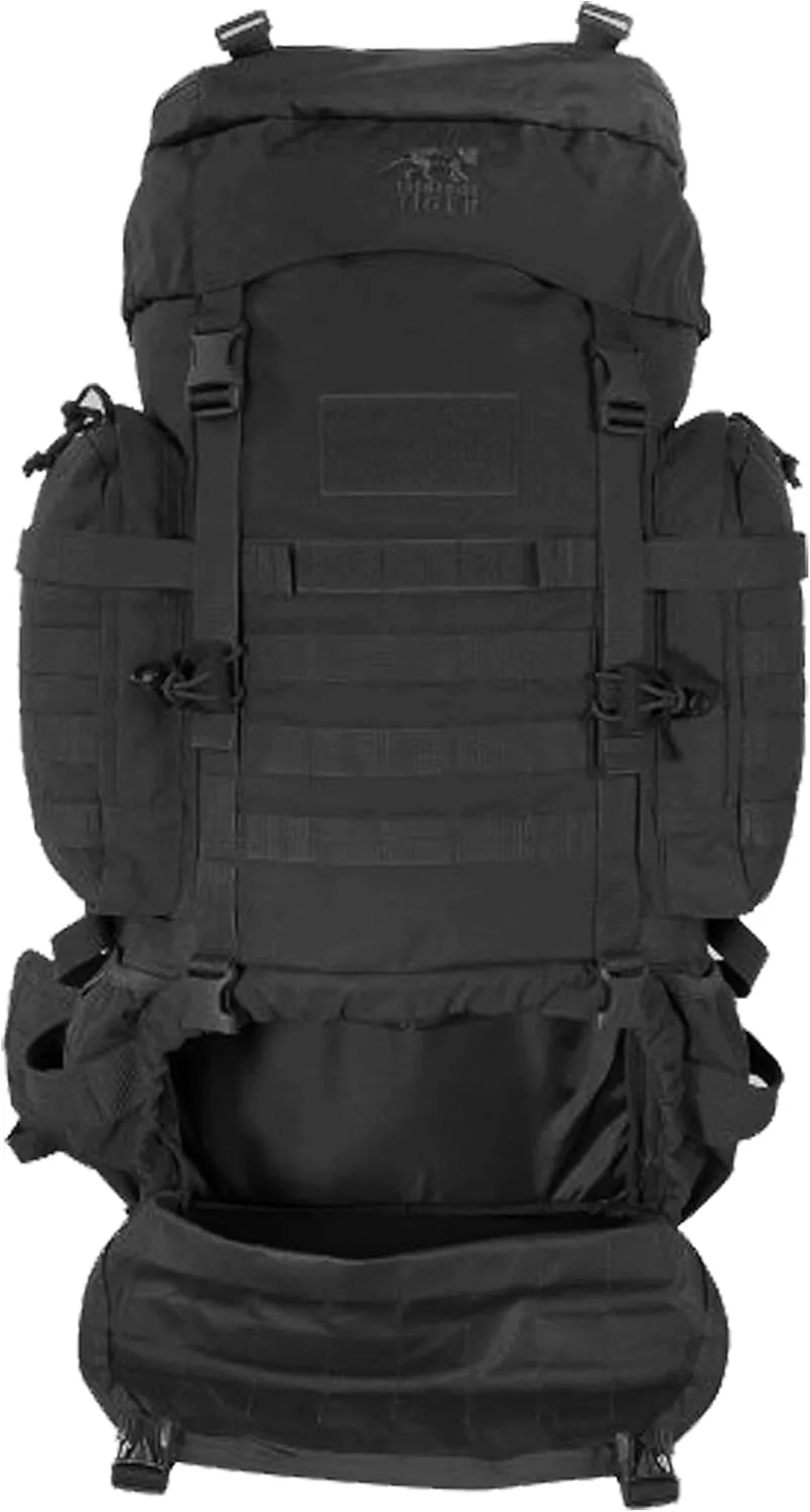 Tasmanian Tiger Raid Tactical Backpack MKIII - 52-Liter V2 Plus Carrying System with MOLLE System and Detachable Hip Strap, Black - 52 Liter