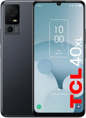 TCL 40XL |2023| Unlocked Cell Phone 4GB   128GB, 6.75" 90Hz Display, Smartphone Android 13, 50MP AI Camera Mobile Phone, 5000 mAh, 4G LTE, U.S. Version, Dark Gray (Renewed)