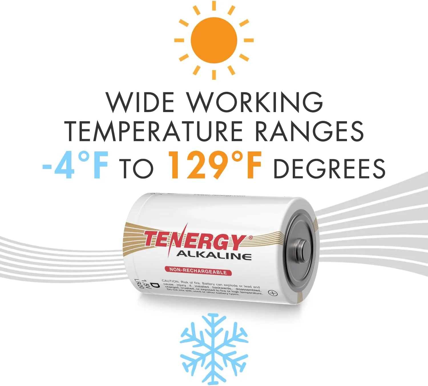 Tenergy Alkaline Batteries & Storage Case, 48xAAs, 48xAAAs, 8xC Size, 8xD Size, 8 Pack 9V Size Batteries, and Battery Organizer Case