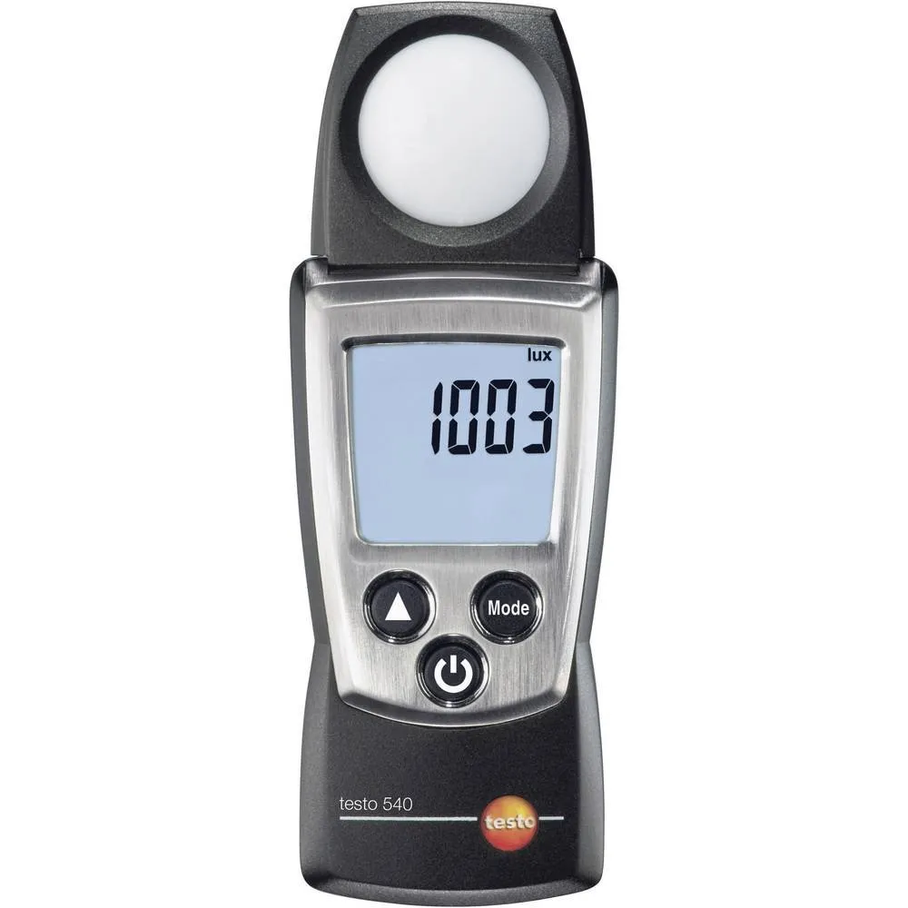 Testo 0560 0540 Pocket Pro Light Intensity Meter,  /- 3 Accuracy, 2 Type AAA Battery