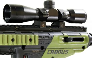 Tippmann Cronus Marker Replacement Sight Black mil dot Reticle 4x32 Tactical woodsball Paintball Optics Paintballing Paintball Sights Paintballer Gear Aluminum Black