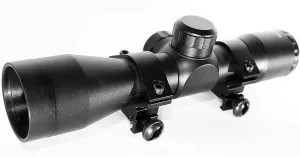Tippmann TMC tippmann Cronus Accessories 4x32 Scope woodsball Marker Paintball Optics Tactical Accessory Paintballer Gear Paintballing Upgrades Picatinny Weaver Mount Adapter rangefinder Reticle.