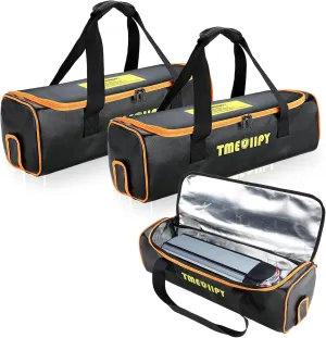 TMEOIIPY Ebike Battery Bag - Large Capacity Safe Fireproof Lipo Bag for Charging and Storage - Portable Ebike Accessory (20 x 6.3 x 6.3in)