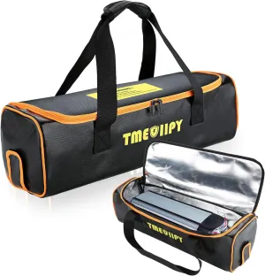 TMEOIIPY Ebike Battery Bag - Large Capacity Safe Fireproof Lipo Bag for Charging and Storage - Portable Ebike Accessory (20 x 6.3 x 6.3in)