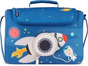 Tonies Listen & Play Bag - Secure Protection for your Toniebox, Headphones, Charging Station, and 6 Characters - Blast Off
