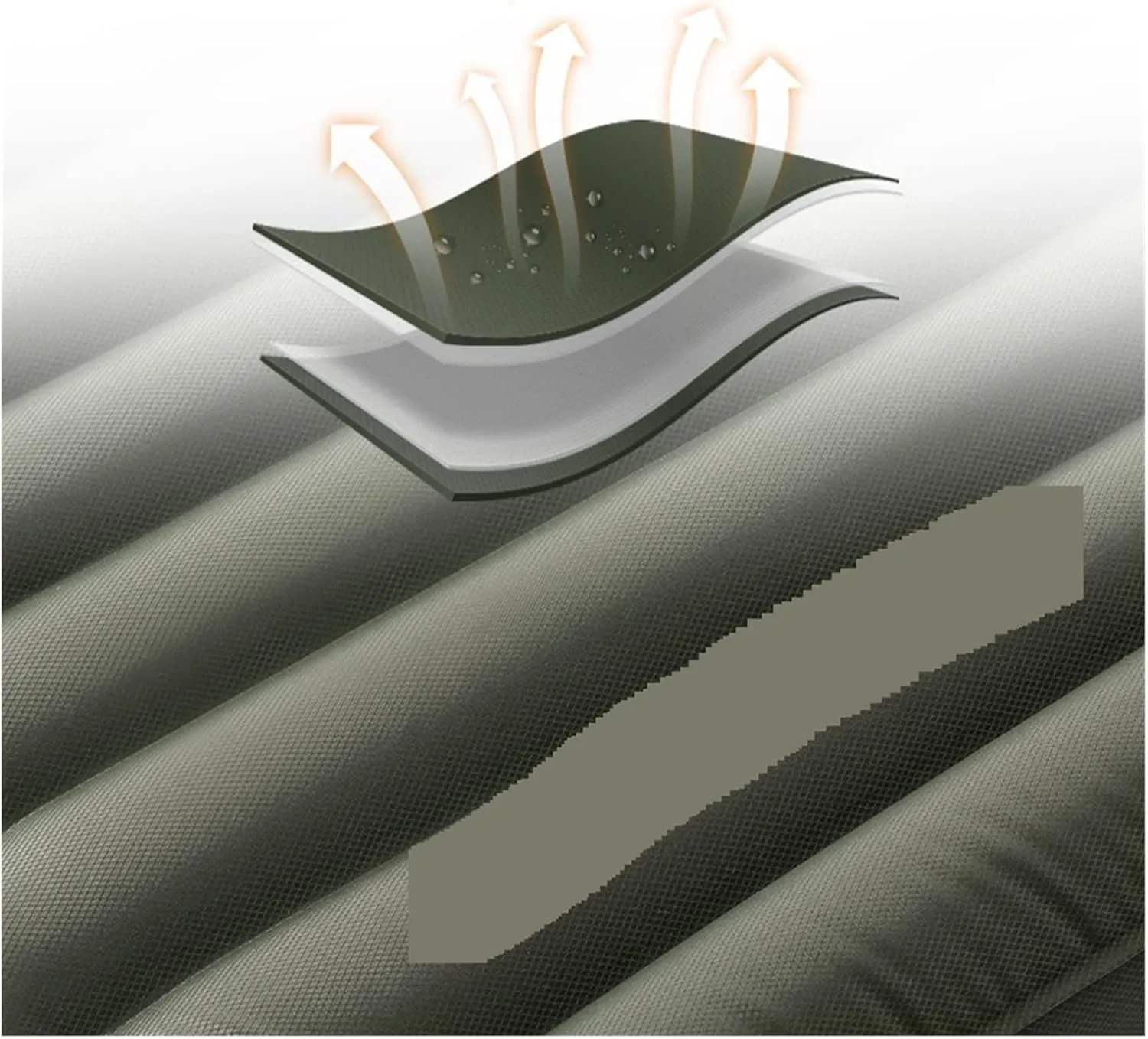 TPU Inflatable Sleeping Pad with Pillow Wear Resistance Air Mattress Portable Thickened Comfort Camping Mat (Single Standard)