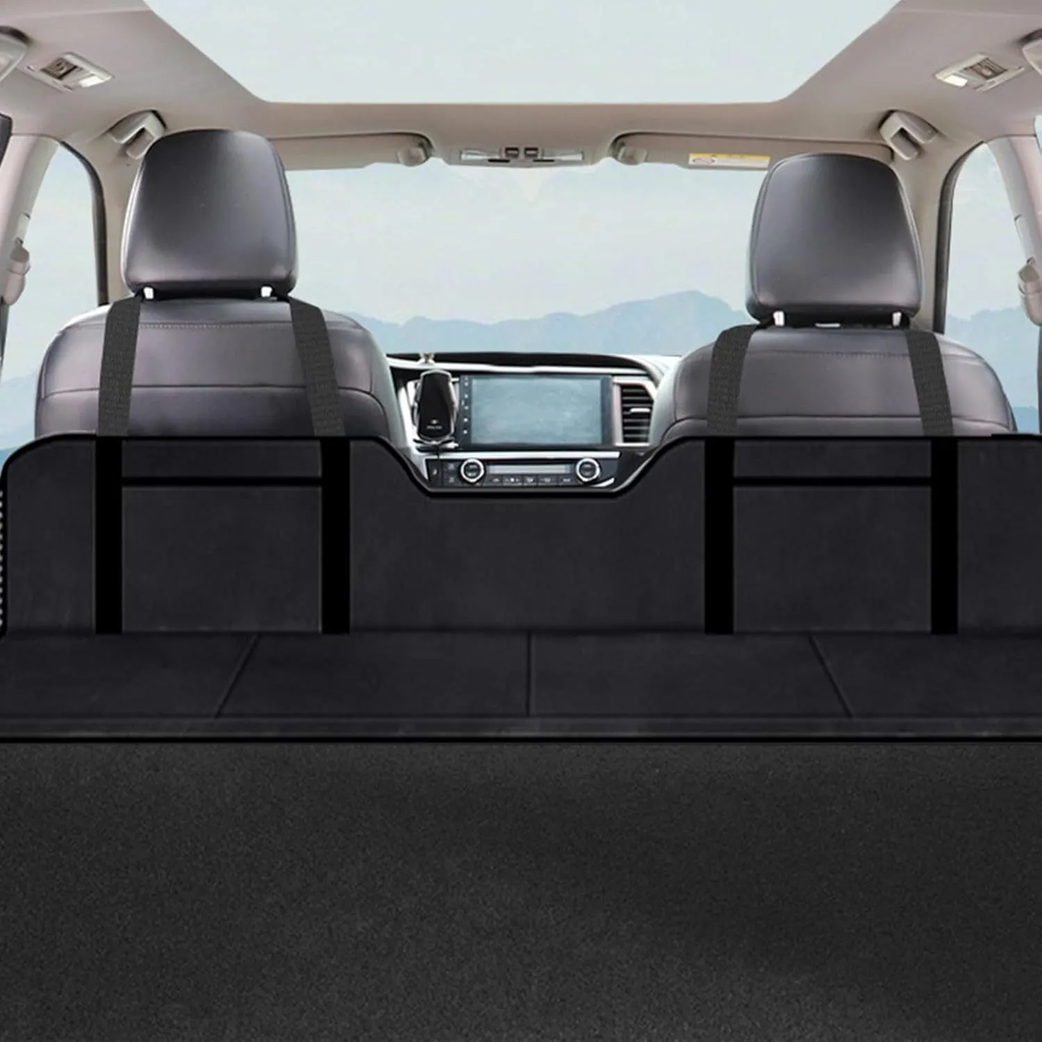 Travel Bed Cushion Camping Air Couch - Car Air Mattress | Back Seat Pad Fill Extender Mattress | Inflatable Sleeping Pad | Comfortable Back Seat Extender for Camping, Fishing and Automobile