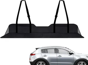 Travel Bed Cushion Camping Air Couch - Car Air Mattress | Back Seat Pad Fill Extender Mattress | Inflatable Sleeping Pad | Comfortable Back Seat Extender for Camping, Fishing and Automobile