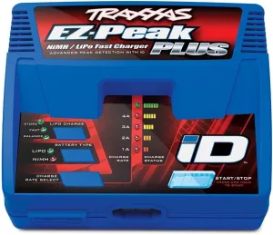 Traxxas 2970 EZ-Peak Plus 4-Amp NiMH/LiPo Fast Charger with ID Auto Battery Identification Vehicle