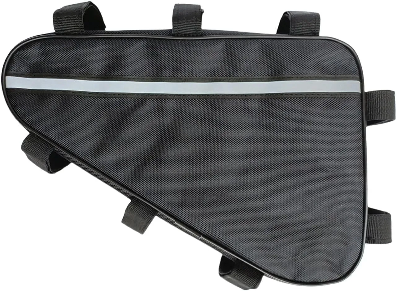 Triangular Battery Pack Organizers Bag Electric Scooter Battery Storage Bag Wear Top Tube Saddlebag
