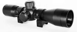 Trinity Compact 4x32 Scope for tippmann TCR tippmann TMC tippmann Phenom tippmann Cronus woodsball Marker Paintball Optics Tactical Accessory Paintballer Gear Paintballing Upgrades Aluminum Black.