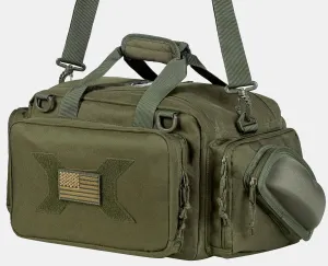 TRO&HOM Tactical Gun Bag for 4 Handguns - Pistol Shooting Range Bag With 15X Magazine Slots & Pockets for Ammo & Essentials - Padded Hunting & Sport Bag