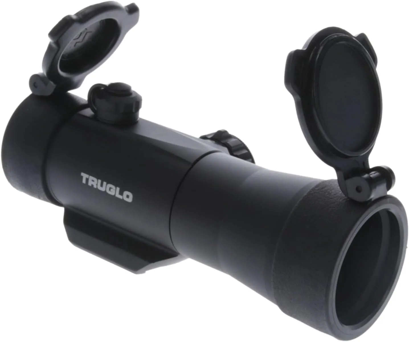 TruGlo Red-Dot Traditional Mount 2x42mm Hunting Tactical Weapon Sight with 11-Position Rheostat for Brightness Adjustment, Black