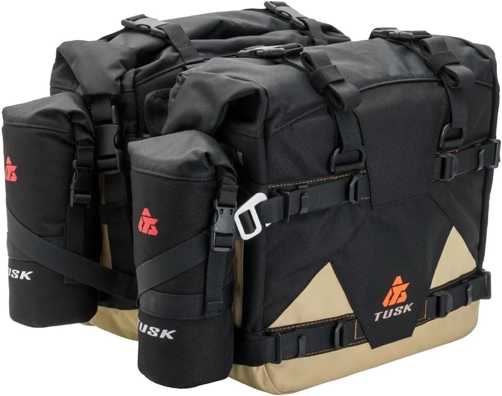 Tusk Pilot Pannier Bags with Bottle Holders