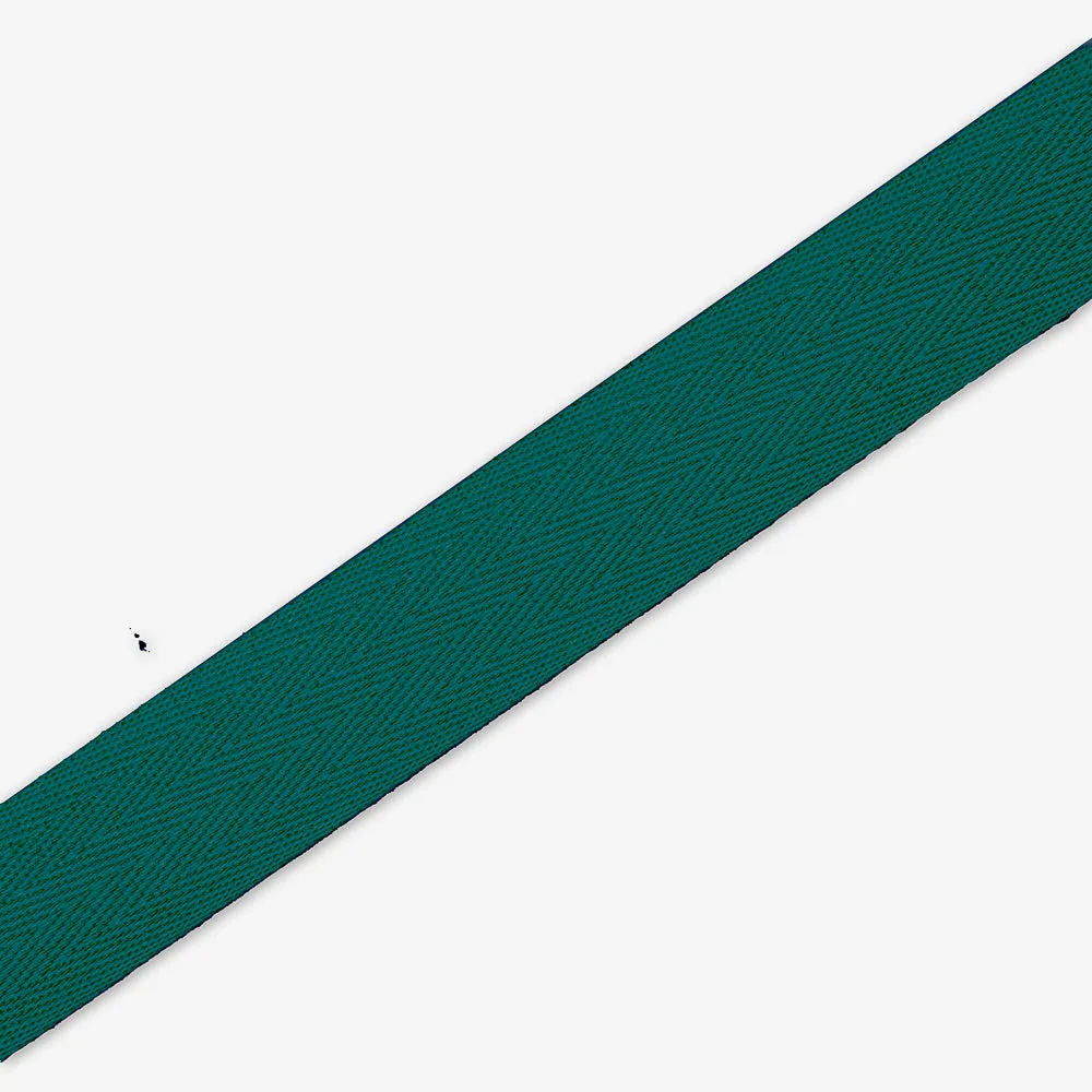 Twill Tape Polyester Bottle Green #7 20mm