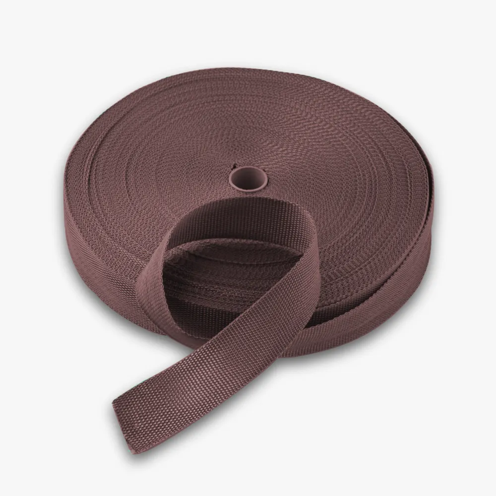 Twill Tape Polyester Chocolate #19 38mm