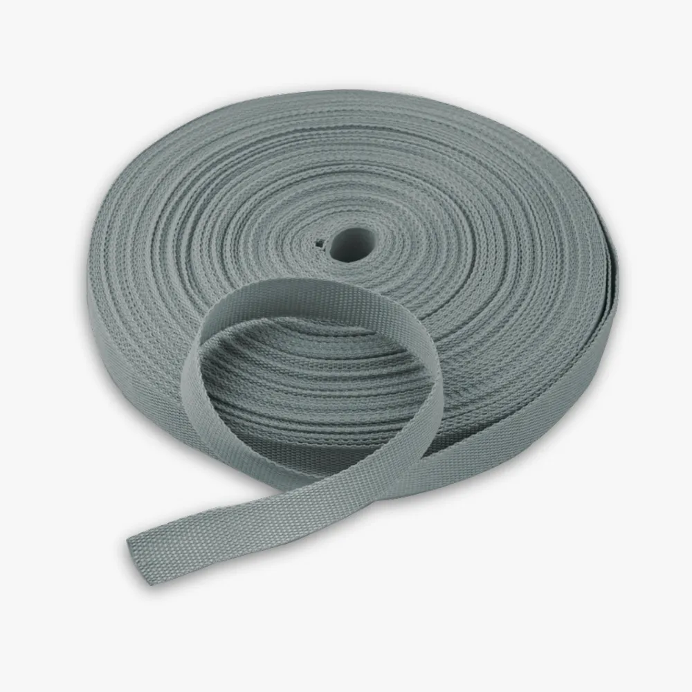 Twill Tape Polyester Grey #17 25mm