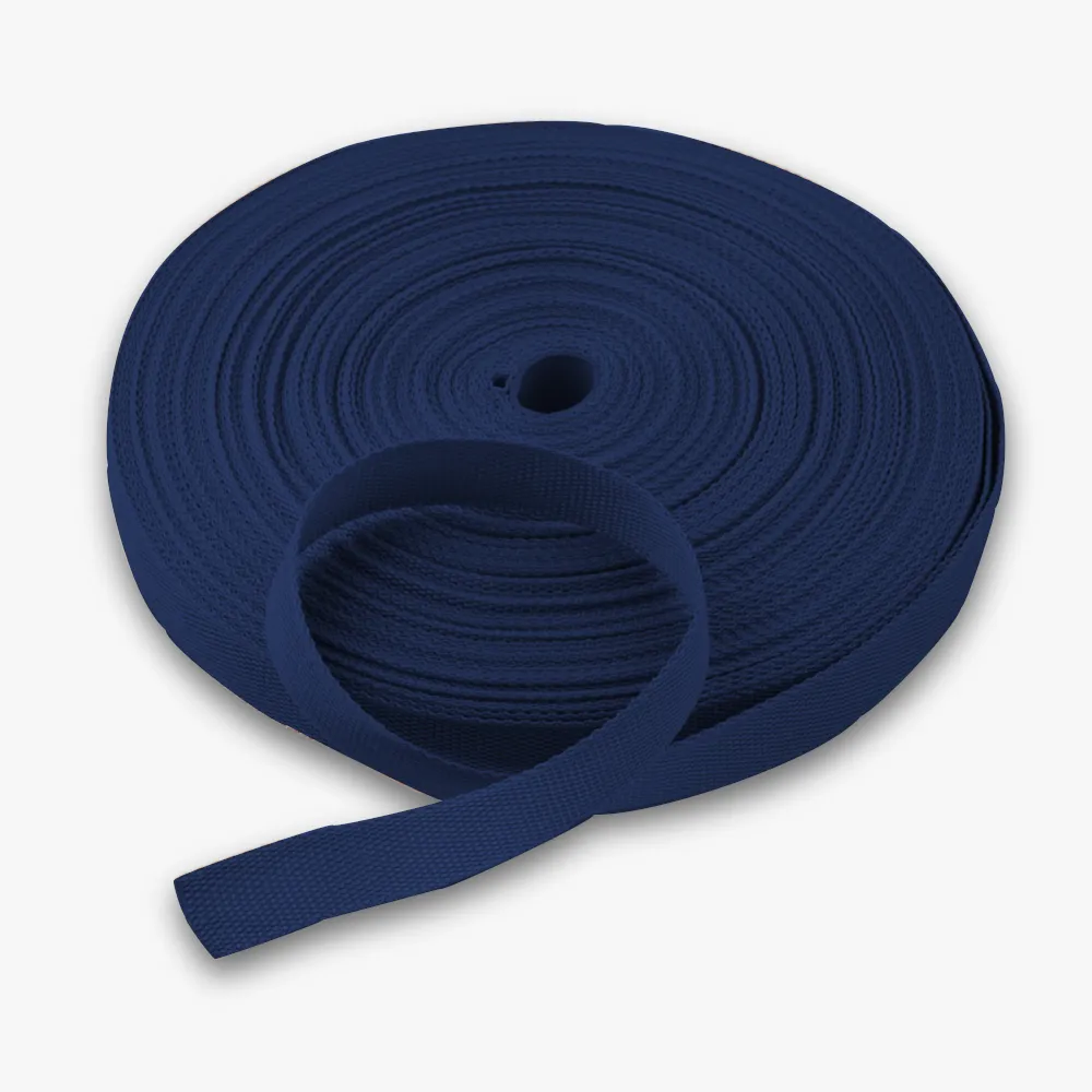 Twill Tape Polyester Navy #10  25mm