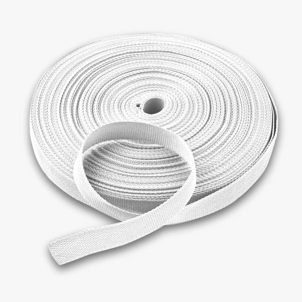Twill Tape Polyester White #16 25mm