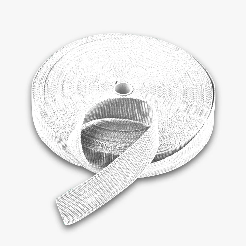 Twill Tape Polyester White #16 38mm