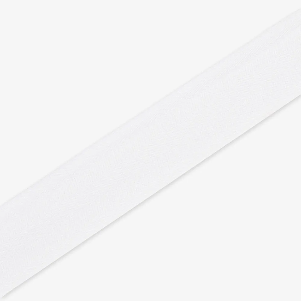 Twill Tape Polyester White #16 38mm