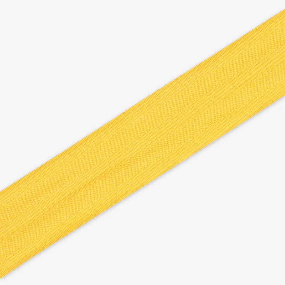Twill Tape Polyester Yellow #5 38mm