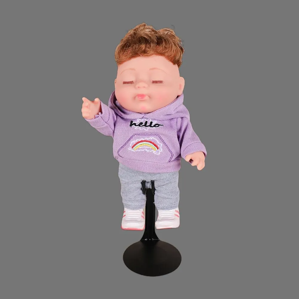 UCanaan 10 pcs Saddle Doll Stand - Action Figure Stands with Expandable Waist Wire for 8"-14" Dolls doll stands for 8 to 12inch dolls Suitable for 1/6 Dolls Accessories，action figure stand (Black, 10)