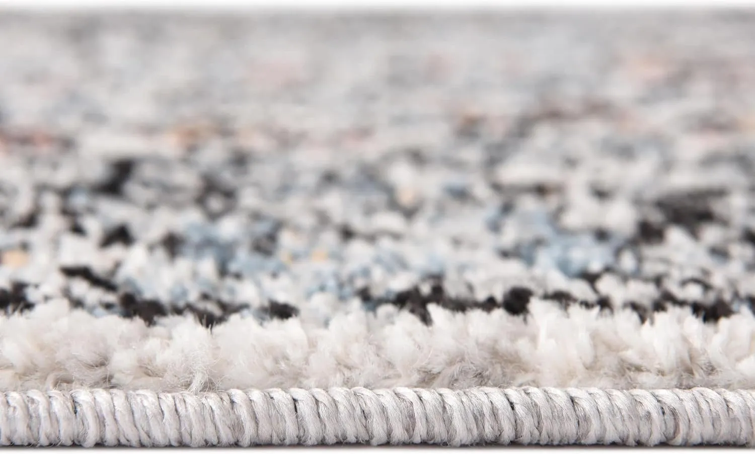 Unique Loom Aramis Collection Area Rug - Solal (2' x 6' 1" Runner, Multi/ Black)