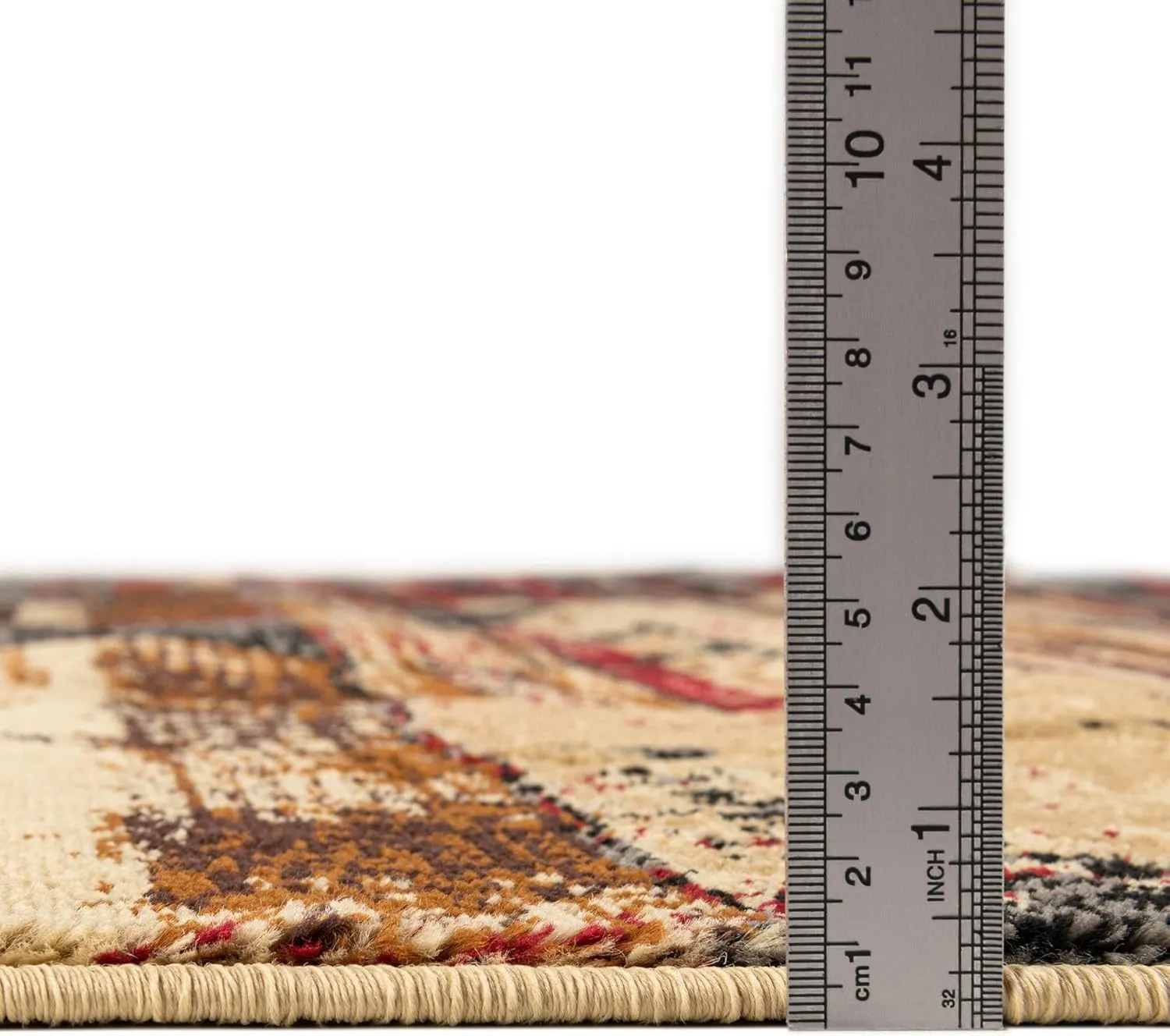 Unique Loom Saturn Collection Area Rug - Vue (Octagon 8' 0" x 8' 0", Multi/Beige)