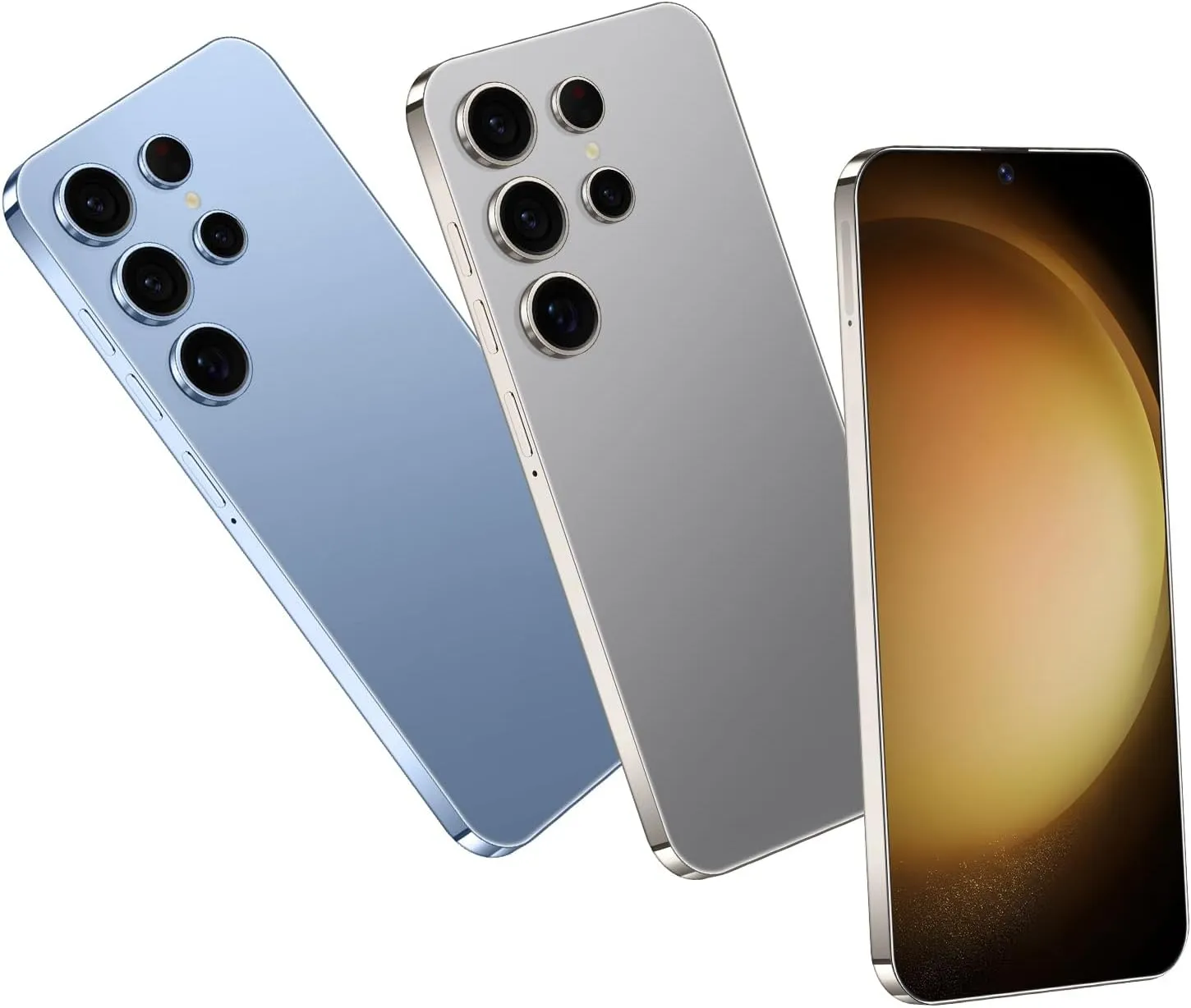 Unlocked Phone S23 Ultra Android Phone 8-core 8GB 256GB Cell Phone 6.8 inch HD Screen Mobile Phone 108MP 48MP Camera 6800 mAh Battery 4G Dual SIM (Titanium Gray)