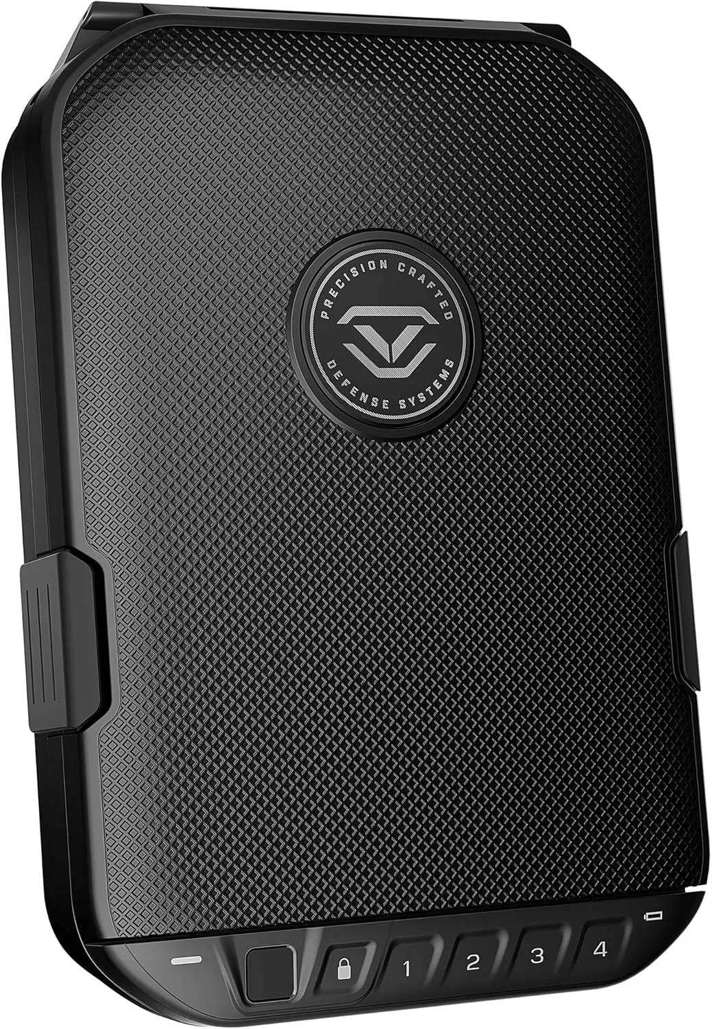 VAULTEK LifePod 20 Weatherproof Lockable Portable Case Secure Rugged Portable Handgun Safe with Biometric Scanner and Backlit Keypad (Covert Black) (Biometric)