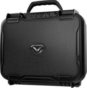 VAULTEK LifePod XR Series Biometric Weatherproof Locking Case Modular Interior Secure Rugged Portable Electronic LockBox with Backlit Keypad (Special Edition Covert Black)