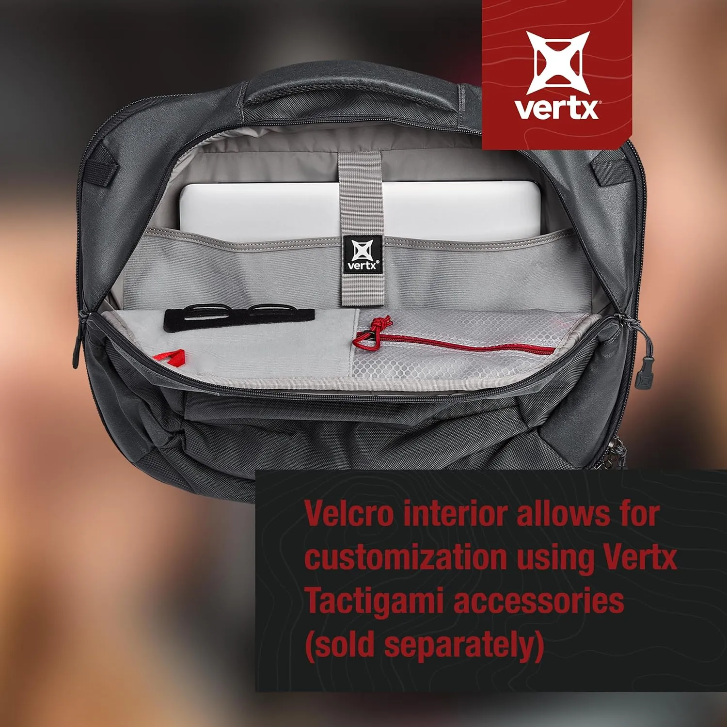 Vertx Keryx EDC Tactical Sling Crossbody Messenger 20L Bag for Travel, Work, Conceal Carry (CCW), Tactical Gear, It's Black