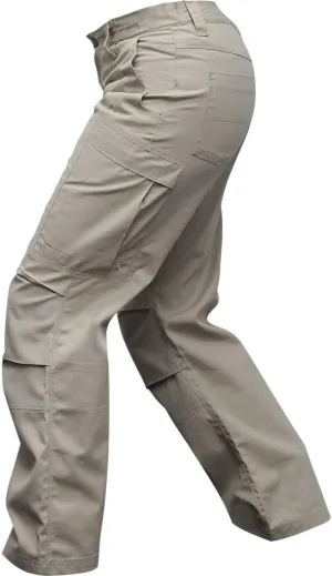 Vertx Womens Tactical Pants Cargo Utility with Pockets, Lightweight Casual Outdoor Work-Wear, Straight Leg, Phantom Lt 2.0, Khaki, 12 32